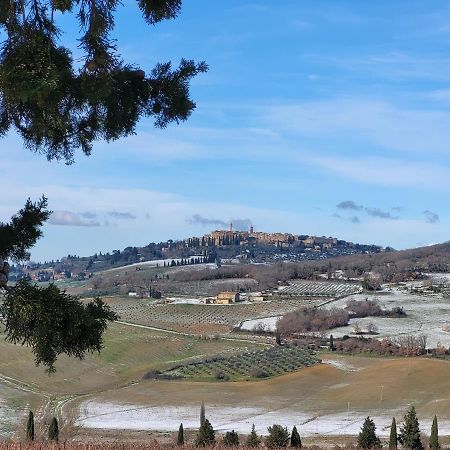 Casa Per L'Osticcio Vista Sulla Val D'Orcia Lägenhet Montalcino Exteriör bild