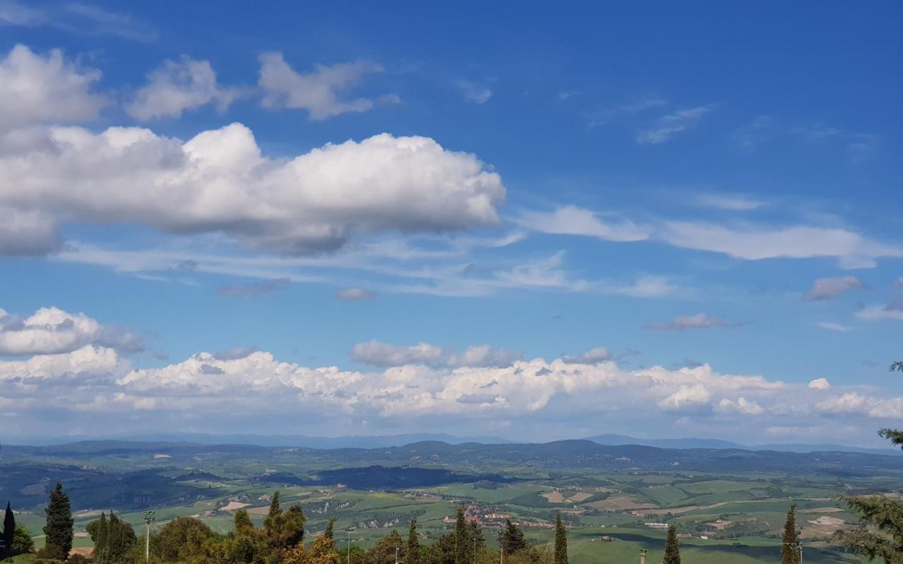 Casa Per L'Osticcio Vista Sulla Val D'Orcia Lägenhet Montalcino Exteriör bild