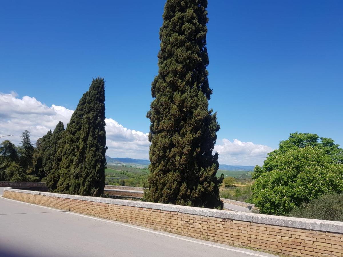 Casa Per L'Osticcio Vista Sulla Val D'Orcia Lägenhet Montalcino Exteriör bild