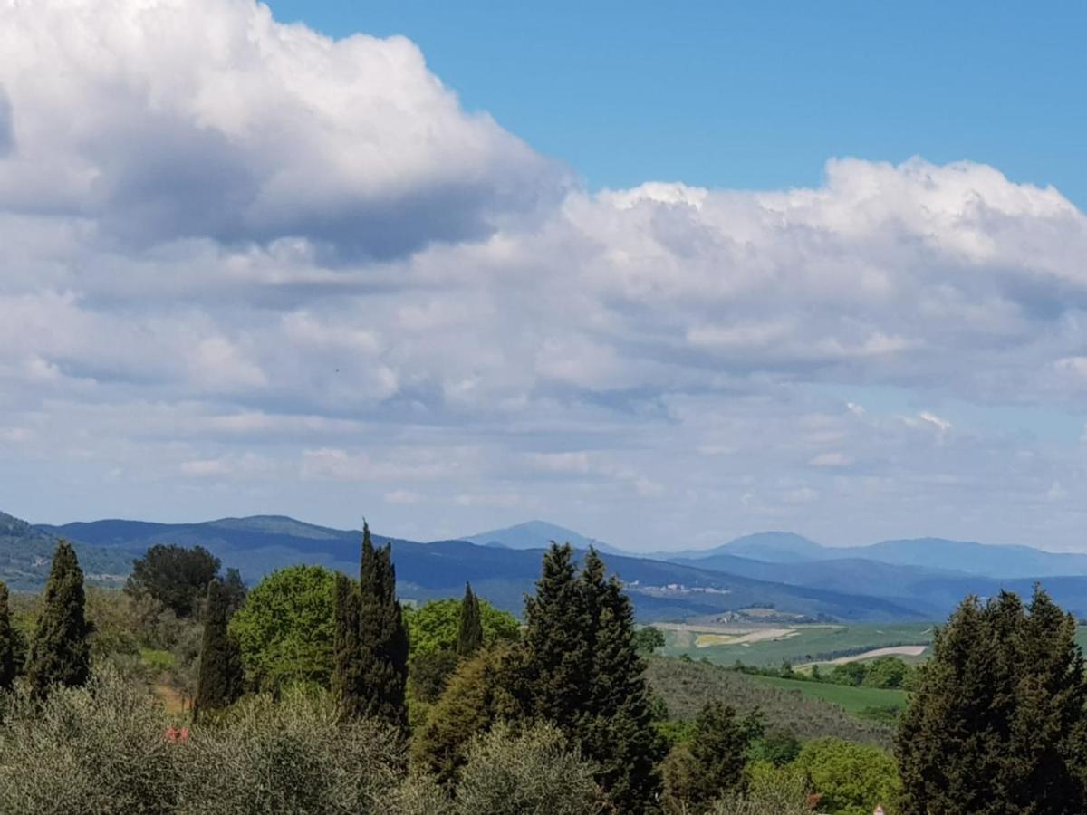 Casa Per L'Osticcio Vista Sulla Val D'Orcia Lägenhet Montalcino Exteriör bild