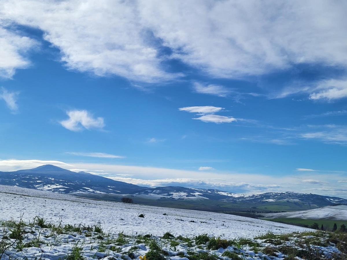 Casa Per L'Osticcio Vista Sulla Val D'Orcia Lägenhet Montalcino Exteriör bild