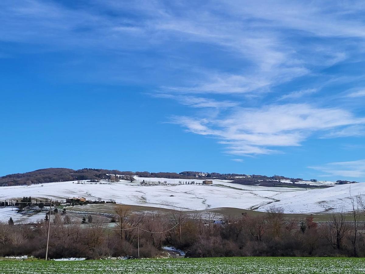 Casa Per L'Osticcio Vista Sulla Val D'Orcia Lägenhet Montalcino Exteriör bild