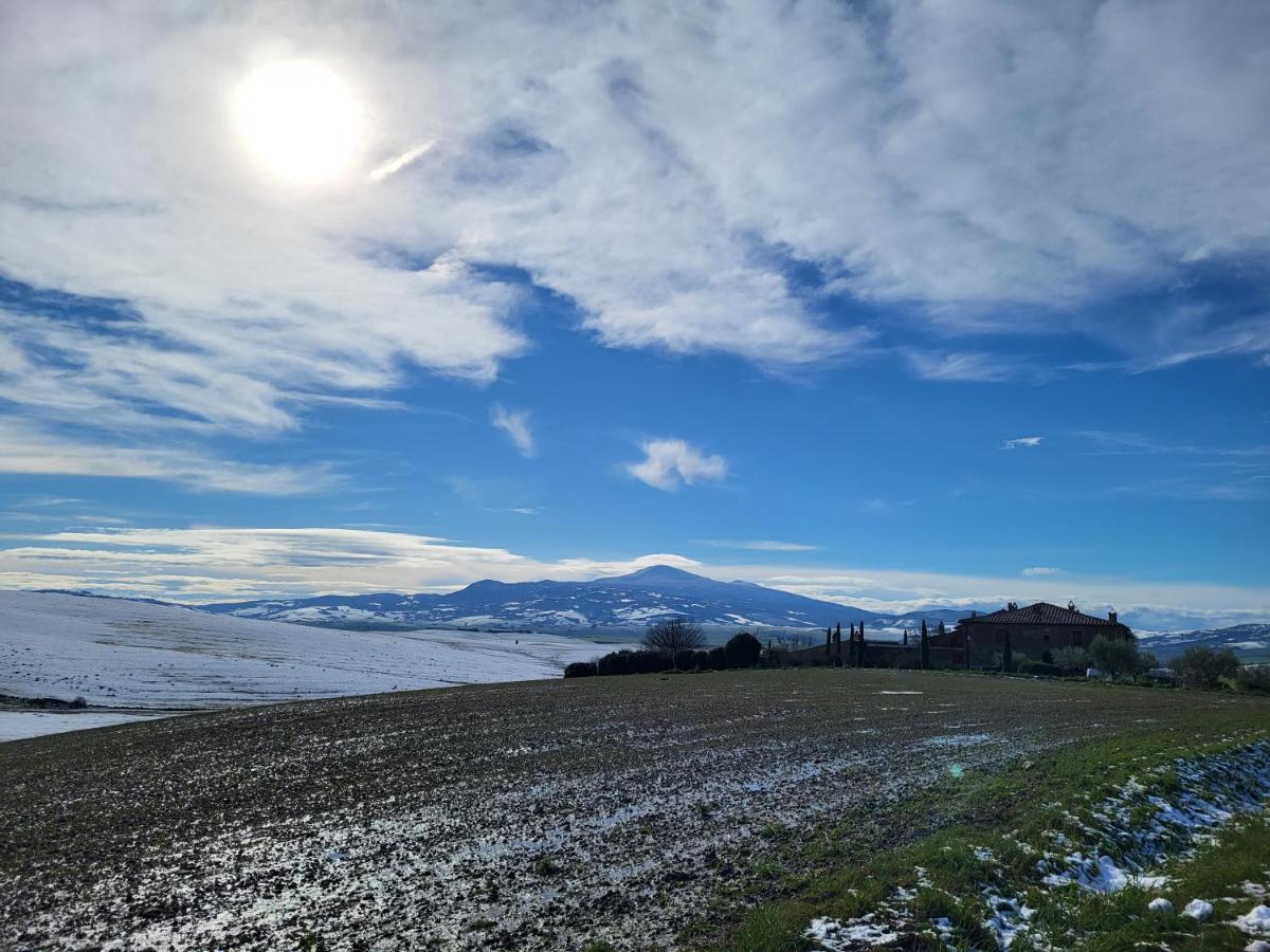 Casa Per L'Osticcio Vista Sulla Val D'Orcia Lägenhet Montalcino Exteriör bild