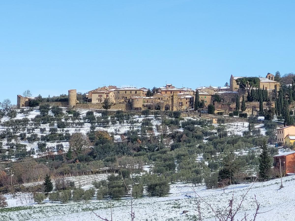 Casa Per L'Osticcio Vista Sulla Val D'Orcia Lägenhet Montalcino Exteriör bild